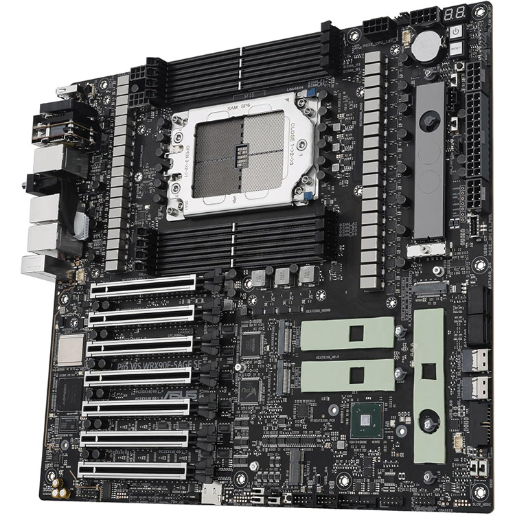 خرید Asus Pro WS WRX90E-SAGE SE E-ATX Workstation Motherboard - AMD Chipset